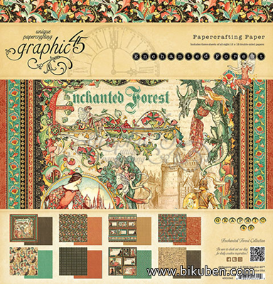 Graphic45 - Enchanted Forest - 12x12" Paper Pad