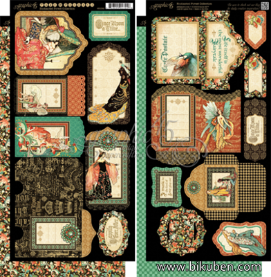 Graphic45 - Enchanted Forest - Tags & Pockets