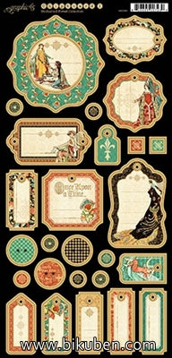 Graphic45 - Enchanted Forest - Journaling Chipboard