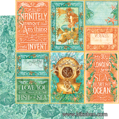 Graphic45 - Voyage Beneath the Sea - Wild Wild Waves 12x12"