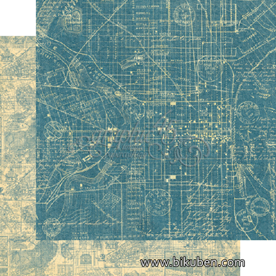 Graphic45 - Cityscapes - Map the Past 12x12"