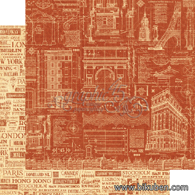 Graphic45 - Cityscapes - Street of Dreams 12x12"