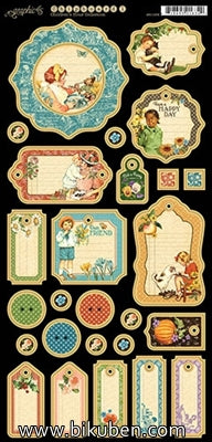 Graphic45 - Children's Hour - Journaling Chipboard