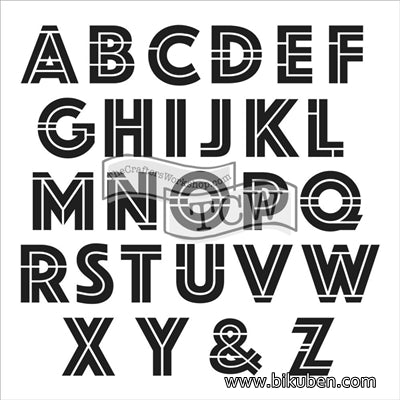 The Crafter's Workshop - Art Deco Alphabet 6x6"