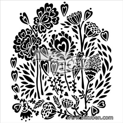 The Crafter's Workshop - Wild Bouquet 6x6"