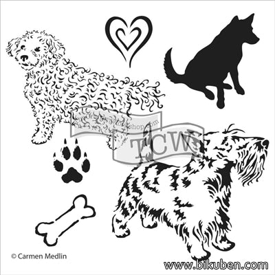 The Crafter's Workshop - Doggies 6x6"