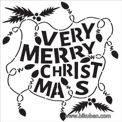 The Crafter's Workshop - Christmas Lights  6x6"