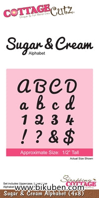 CottageCutz - Sugar & Cream Alphabet Dies