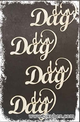 Papirdesign - Chipboard - Din Dag
