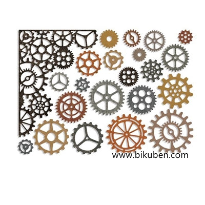 Sizzix - Tim Holtz Alterations - Thinlits - Gearhead Dies