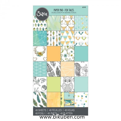 Sizzix - Paper Pad - Fox Tales 6x12"