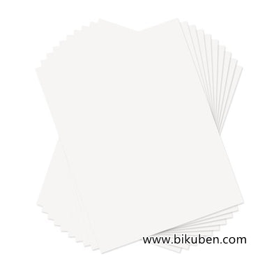 Sizzix - Leather Paper - 8,5x11" White