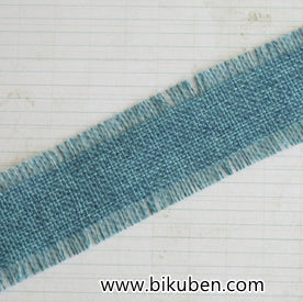 Maya Road - Burlap Trim - Ocean METERSVIS