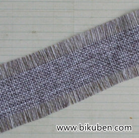 Maya Road - Burlap Trim - Smoke METERSVIS