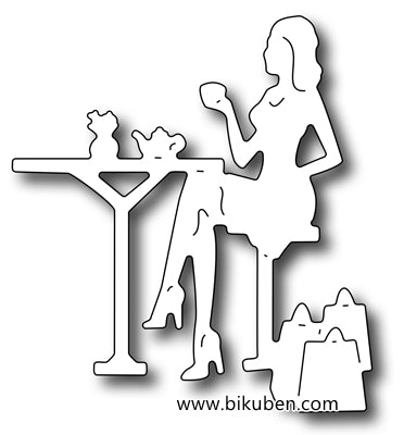 Frantic Stamper - Bistro Lady - Dies