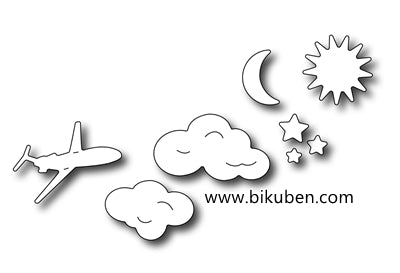 Frantic Stamper - Village Sky - Dies