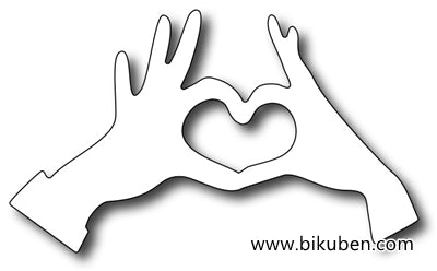 Frantic Stamper - Love Hands - Dies