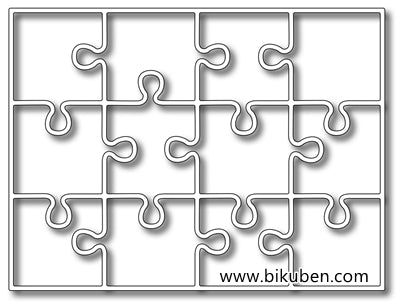 Frantic Stamper - Twelve Piece Puzzle Panel - Dies