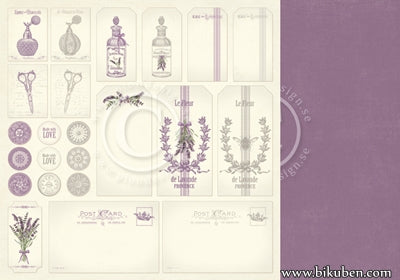 Pion Design - Scent of Lavender - Tags 12x12"