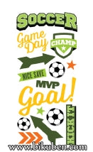 PaperHouse - All Star Soccer - 3D Stickers