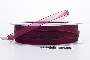 Bånd - Sheer - Beauty - Vinrød - METERSVIS