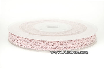 Bånd - Spets - Gammel Rosa 0,8cm - METERSVIS