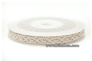 Bånd - Spets - Cream Ivory 0,8cm - METERSVIS
