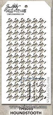 Tim Holtz - Stencil - Houndstooth