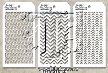 Tim Holtz - Mini Stencil Set #12