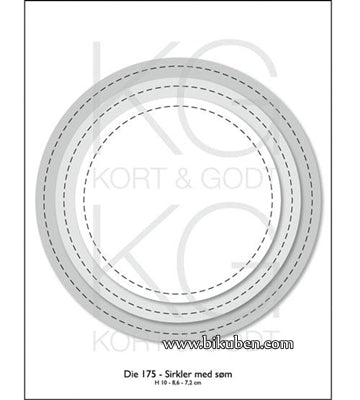 Kort & Godt - Dies - Sirkler med Søm