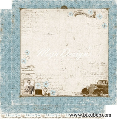 Maja Design - Vintage Romance - He's my Man 12x12"