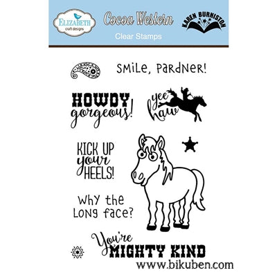 Elizabeth Craft Designs - Cocoa West - Clear Stamps