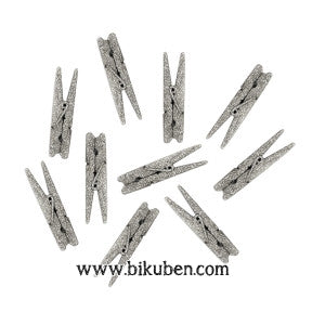 Momenta - Clothspins - Large - Silver Glitter