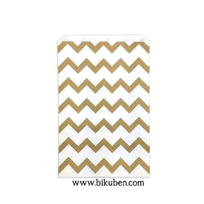 Momenta - Paper Bags - Gold Chevron