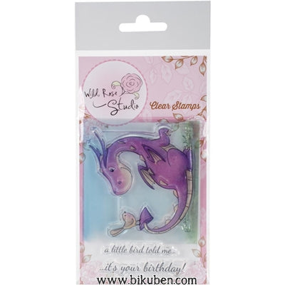 Wild Rose Studio - Clear Stamp - Dragon and Bird