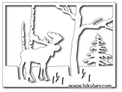 Frantic Stamper - Moose in the Forest - Dies