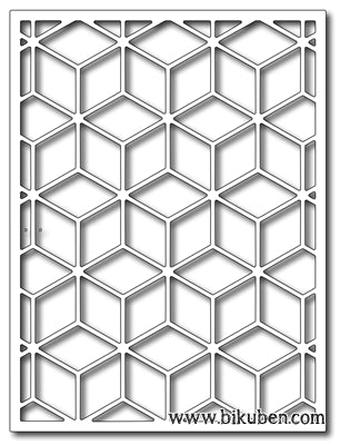 Frantic Stamper - Tumbling Blocks Card Panel - Dies