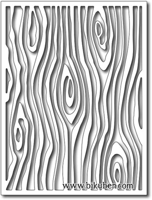 Frantic Stamper - Woodgrain Card Panel - Dies