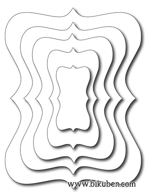 Frantic Stamper - In-Betweens - Bracket Labels - Dies