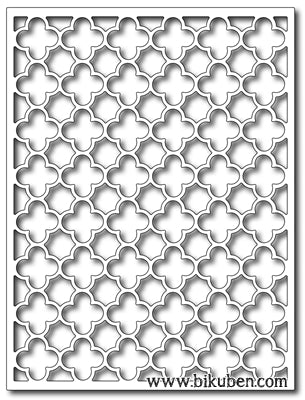 Frantic Stamper - Quatrefoil Card Panel - Dies