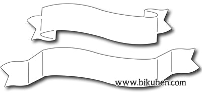 Frantic Stamper - Wavy Banners - Dies