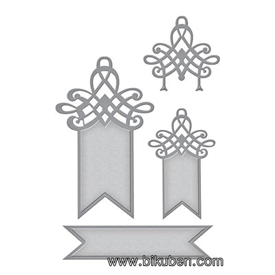 Spellbinders - Shapeabilities - Decorative Swallowtail Tags Dies