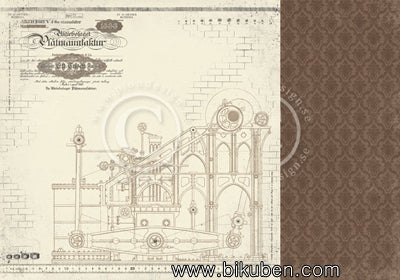 Pion Design - Mister Tom's Treasures - Old Factory 12x12"