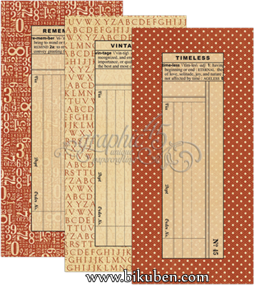 Graphic45 - Policy Envelopes - Large Red