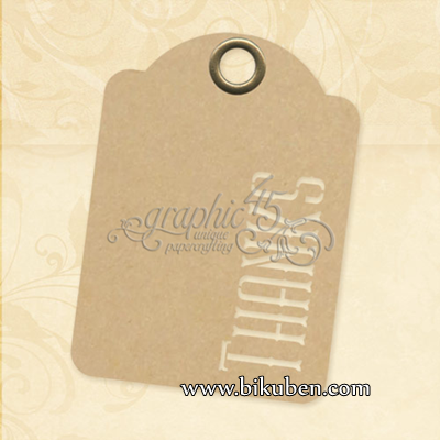 Graphic45 - ATC - Thanks Kraft