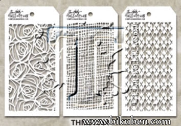 Tim Holtz - Mini Stencil Set #14
