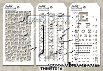 Tim Holtz - Mini Stencil Set #16