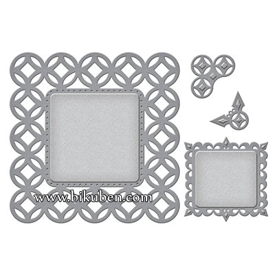 Spellbinders - Nestabilities - Decorative Accent - Circle Contempo Dies