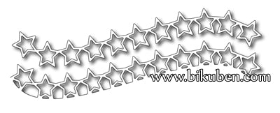 Frantic Stamper - Wavy Stars Edger - Dies