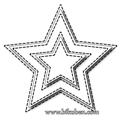 Frantic Stamper - Small Stitched Stars - Dies 